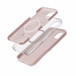 Crong Color Cover Magnetic MagSafe vāciņš ierīcei iPhone 16 Pro Max, smilšu rozā