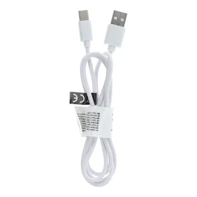 Kabelis USB A uz Type C 2.0 C366 (savienotājs garš: 8 mm) 1 m balts