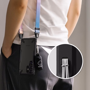 Ringke Fusion X viedtālruņa apvalks Samsung Galaxy S25 Ultra - melns