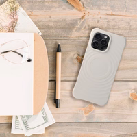 Silicone Zephyr Mag Cover saderīgs ar MagSafe viedtālruņa apvalks IPHONE 16 balts