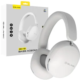 Blavec Virs ausīm Bluetooth Austiņas BO-13 Bass Aceonix ANC (BO13-W) baltas
