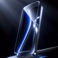 Benks rūdīts stikls Glass Warrior ar safīra pārklājumu iPhone 14 Pro Max/15 Plus/16 Plus, melns