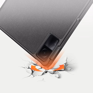 Dux Ducis Domo viedais miega apvalks Xiaomi Redmi Pad SE 11" planšetdatoram - melns