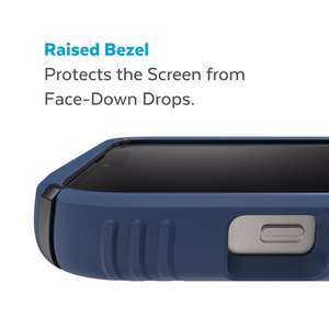 Speck Presidio2 Grip MagSafe vāciņš ierīcei iPhone 15 Plus / 14 Plus, “Coastal Blue / Dust Grey” krāsā