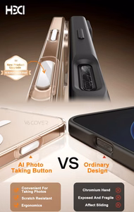 Caurspīdīgs MagSafe cieto disku futrālis Apple iPhone 16 Pro Max