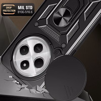 Tech-Protect CamShield Pro viedtālruņa apvalks Xiaomi Redmi 14C / Poco C75 - melns