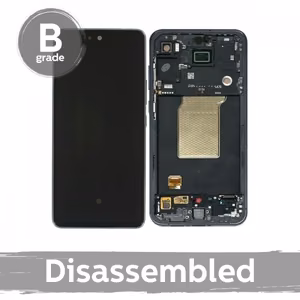 LCD displejs saderīgs ar Samsung A556 A55 5G ar rāmi / Navy / (9/10 lietots)