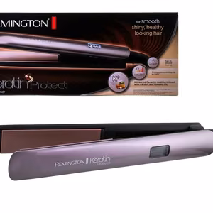 Remington Keratin Protect S8540 – keramisks matu taisnotājs, līdz 230 °C, bronzas / melns