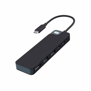 Hyper HyperDrive Flex HD4101BKGL – 5 portu USB-C centrmezgls ar 1× HDMI, melns
