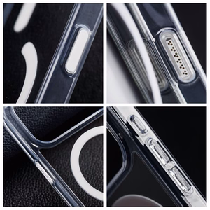 Caurspīdīgs Forcell F-Protect Clear Hybrid Premium vāciņš Pixel 9 Pro XL / 10 Pro XL / 11 Pro XL, saderīgs ar MagSafe