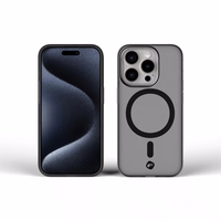 Viedtālruņa apvalks FORCELL F-PROTECT Levels ar divslāņu 4D tehnoloģiju, militārā triecientesta sertifikātu, saderīgs ar MagSafe, paredzēts IPHONE 16 PLUS dūmakains melns