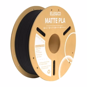 PLA Matte ELEGOO filaments (melns)