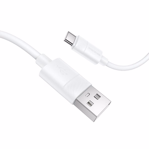 Borofone kabelis BX123 Leya - USB uz Typ C - 36W 3A 1 metrs, balts