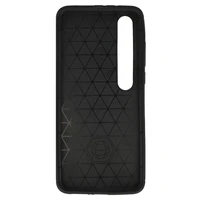 Aizmugures apvalks CARBON XIAOMI MI 10/MI 10 PRO melns