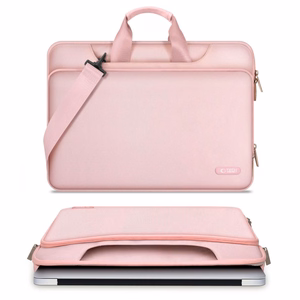 Tech-Protect Pocket 15-16 portatīvā datora soma - rozā