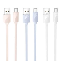 Kabelis USB-A uz USB-C Hoco 3A 1 m X114 balts