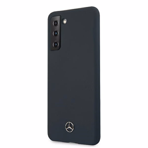 Mercedes Silicone Line Case for Samsung Galaxy S21+ - Blue