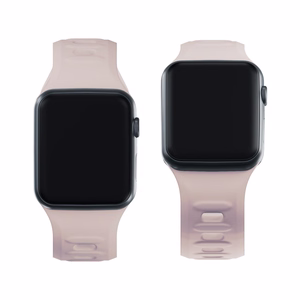 3mk silikona siksniņa Apple Watch, 38/40/41/42 mm, Latte, mazais izmērs