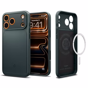 Spigen Thin Fit MagSafe Чехол для iPhone 17 Pro - зелёный