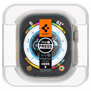 Spigen Glas.tR EZ Fit temperatēts stikls Apple Watch Ultra / Ultra 2 (49 mm) - 2 gab