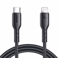 Joyroom Flash-Charge sērijas SA26-CL3 USB-C / Lightning 30W 1m kabelis - melns