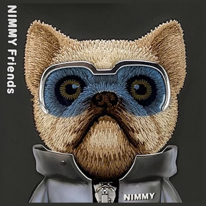 Nimmy Cool&Cute 2.0 suņa apvalks iPhone 15 Pro Max - melns