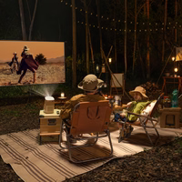 Yaber T2 Plus LCD FullHD 1080p multimediju projektors ar JBL skaļruņiem - bēšs