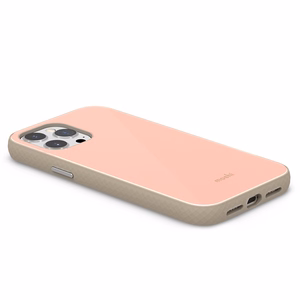 Moshi iGlaze augstākās klases hibrīda vāciņš ierīcei iPhone 13 Pro Max, ar SnapTo sistēmu, “Dahlia Pink” krāsā