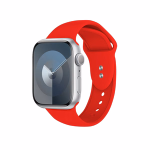 Crong Liquid siksniņa Apple Watch 44 / 45 / 46 / 49 mm, sarkana