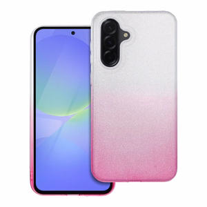 SHINING viedtālruņa apvalks SAMSUNG A36 5G caurspīdīgs rozains