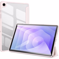 Korpuss Dux Ducis Toby Samsung X210/X215/X216 Tab A9 Plus 11.0/X230/X235/X236 Tab A11 Plus 11.0 rozā krāsā