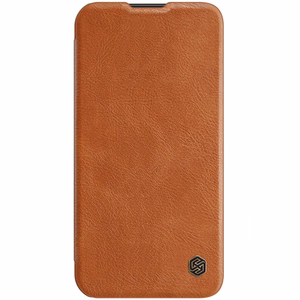 Чехол Nillkin Qin Pro Leather Apple iPhone 14 Pro Max коричневый