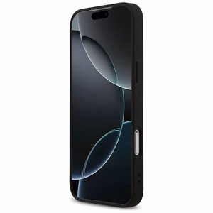 GUESS чехол для IPHONE 17 Pro Max совместимый с MagSafe GUHMP17XP4RPSK (4G Printed Stripes) чёрный
