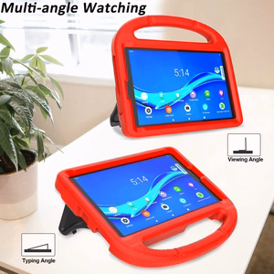 Korpuss triecienizturīgs bērniem Samsung X200/X205 Tab A8 10.5 2021 sarkans