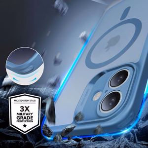 ESR Classic Pro Komplekts Halolock Magnētiskais viedtālruņa apvalks iPhone 16 - Zils