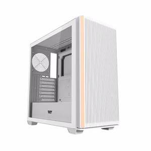 Darkflash DS900WS ATX datora korpuss bez ventilatoriem (balts)