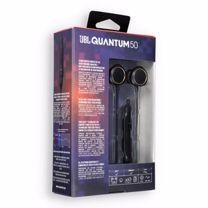 Vadu austiņas Jack 3,5 mm Quantum 50 QUANTUM50BLK melnas