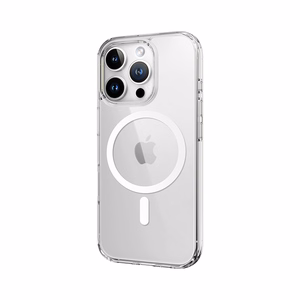 Rock Crystal Series Magnētiskais viedtālruņa apvalks Iphone 16 Plus caurspīdīgs