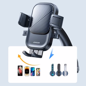 Auto turētājs Joyroom "JR-OK6" Melns (nav magnētisks / lipīgs paliktnis)