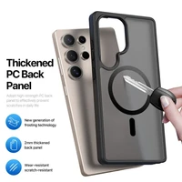 DUX DUCIS viedtālruņa apvalks YIND saderīgs ar MagSafe SAMSUNG S25 Ultra melns