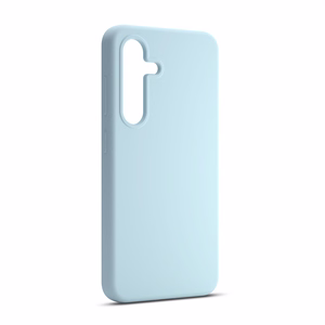 Силиконовый чехол Etteri Mag для Samsung Galaxy S25 Edge голубой