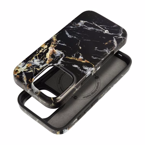 FORCELL F-PROTECT Mirage, militārā kritiena pārbaudītais viedtālruņa apvalks, MagSafe saderīgs IPHONE 15 PRO melns