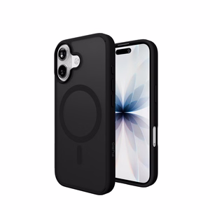 Puro Gradient TPU MagSafe saderīgs viedtālruņa apvalks iPhone 17 - melns