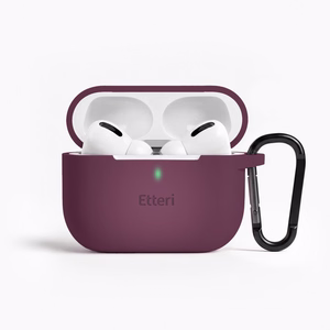 Etteri silicone case for AirPods Pro 3 dark cherry