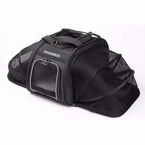 Rockbros 30140028001 transporta velosipēda soma kaķiem un suņiem - melna