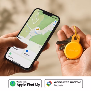 Chipolo LOOP – uzlādējams Bluetooth izsekotājs ar silikona cilpu iOS & Android, Honey