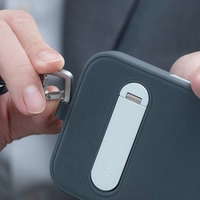 Moshi 2-in-1 Wrist & Body siksniņa with adapteris - Eco Leather Phone Lanyard (Moss zaļš)