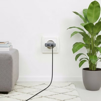 FORCELL F-ENERGY GaN III B245201(2C) īpaši plāns ceļojumu lādētājs 2 x Type C + USB A PD QC4.0 3A 45W melns