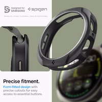 Spigen Liquid Air apvalks pulksteņa Samsung Galaxy Watch 8 44mm - matēts melns