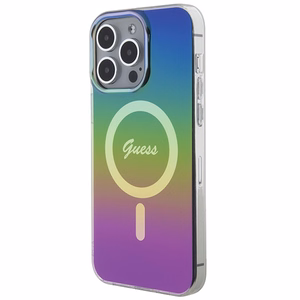 Guess IML Varavīksnes Magnētiskais viedtālruņa apvalks iPhone 15 Pro Max 6.7" - daudzkrāsains